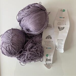 Hobbii Rainbow Bamboo Cotton Yarn (2 Skeins)